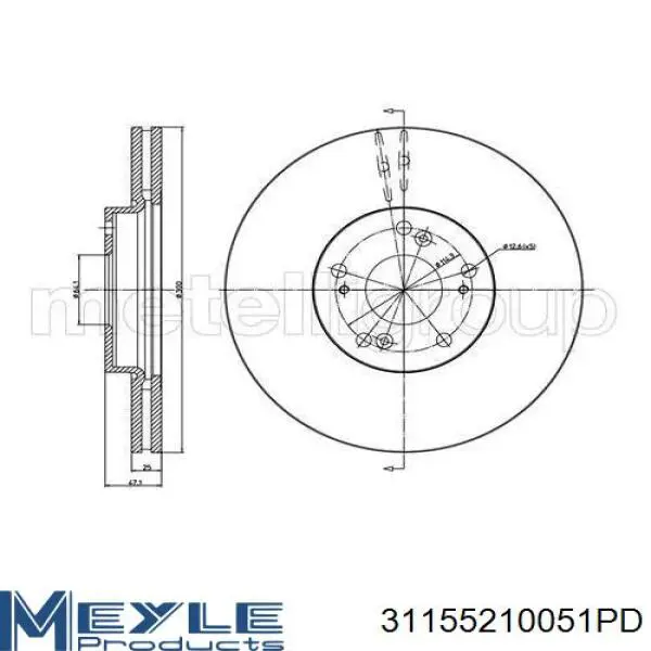 Купить 83059045 R1 Concepts Ротор тормозной