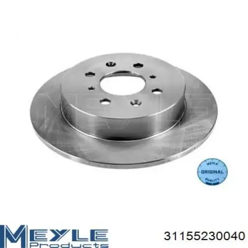 31-15 523 0040 Meyle диск тормозной задний