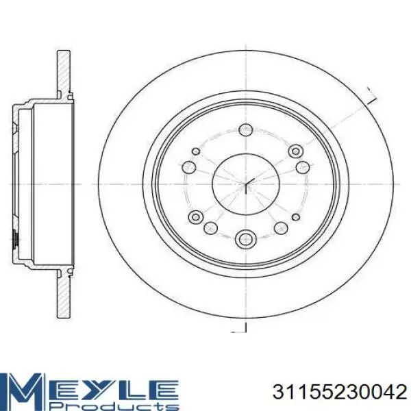Задний дисковый тормоз Optimal BS8404C
