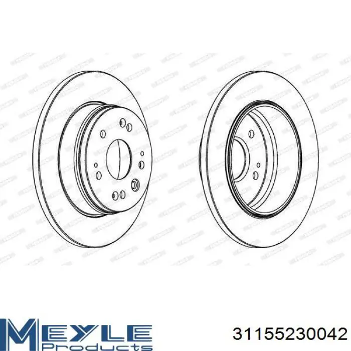Купить BS8404C Optimal Диск тормозной задний