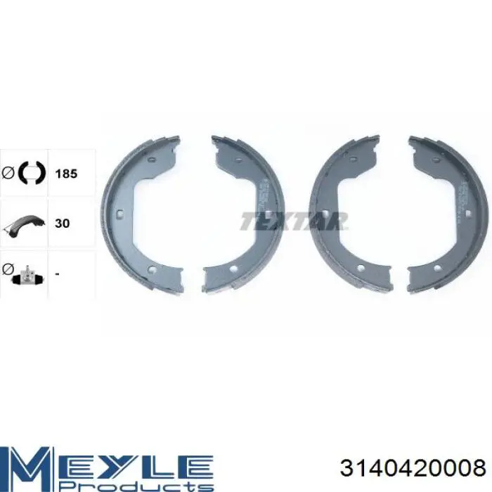 Колодки ручника SBC09110 Starline