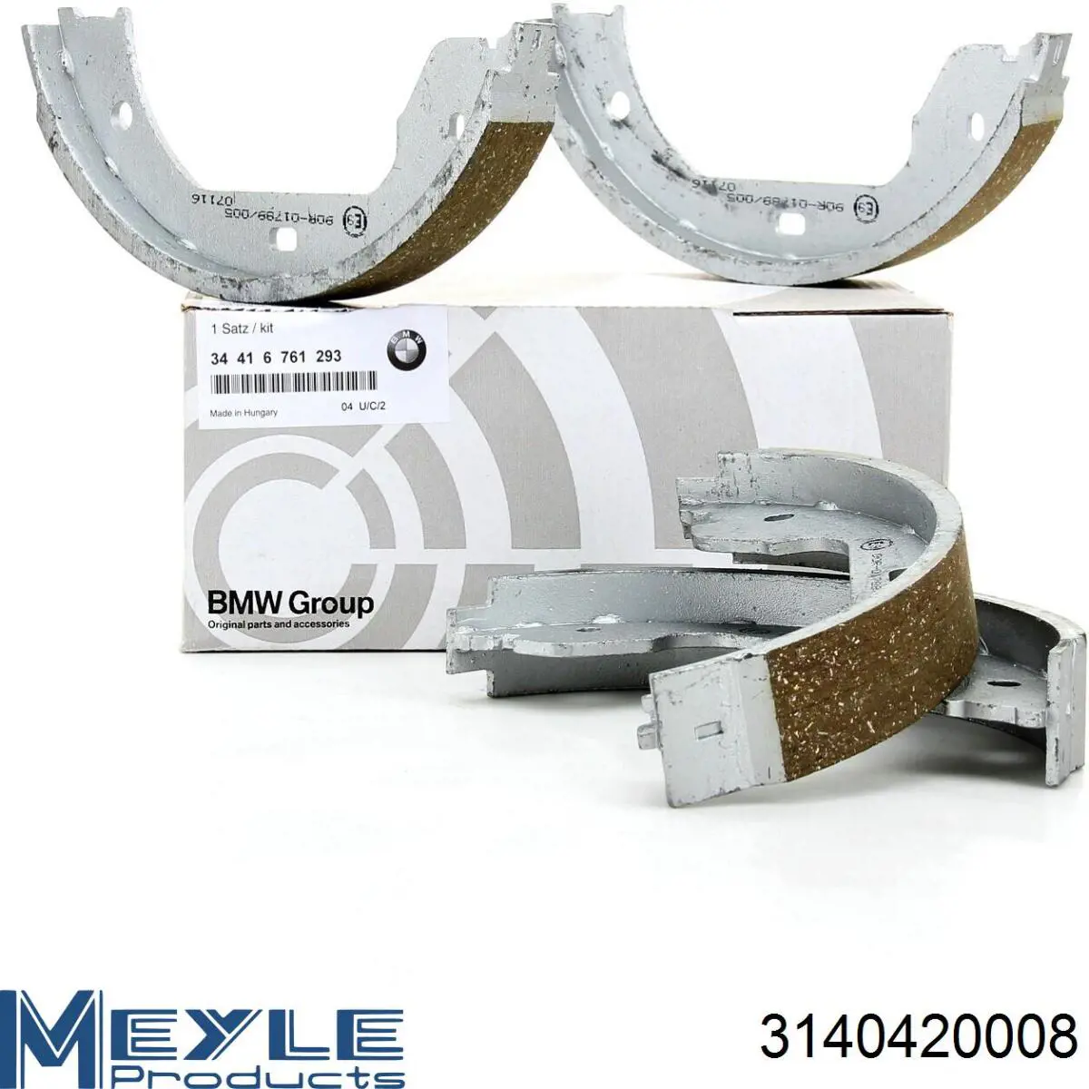 259850 Hart Тормозные колодки ручника