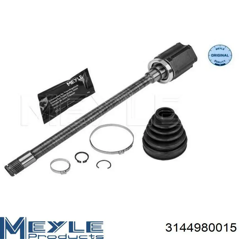 Шарнир угловых скоростей передний левый Meyle 3144980015 цена, от 28.58 USD
