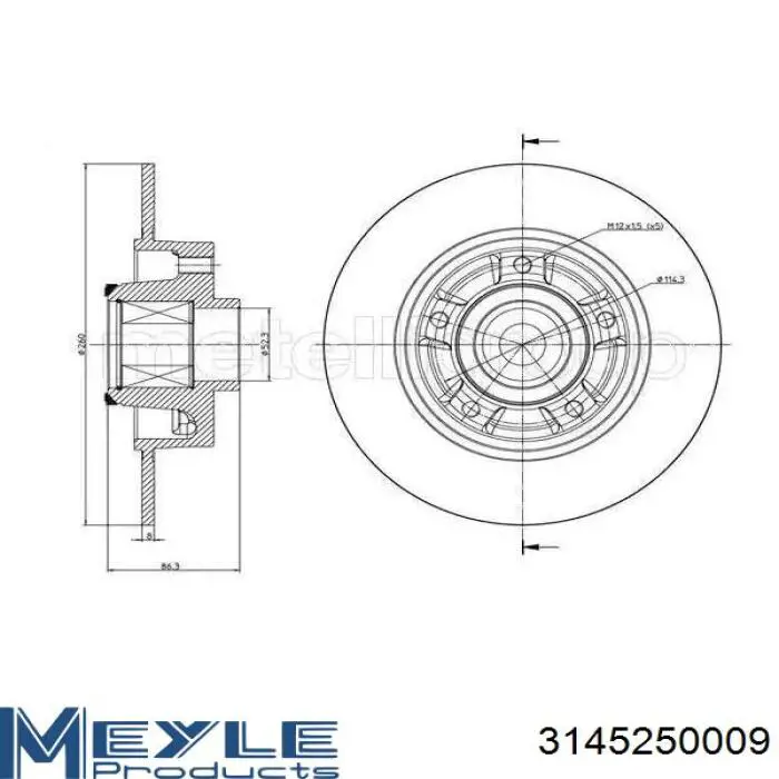 Купить T06026 Brembo Шланг тормозной передний