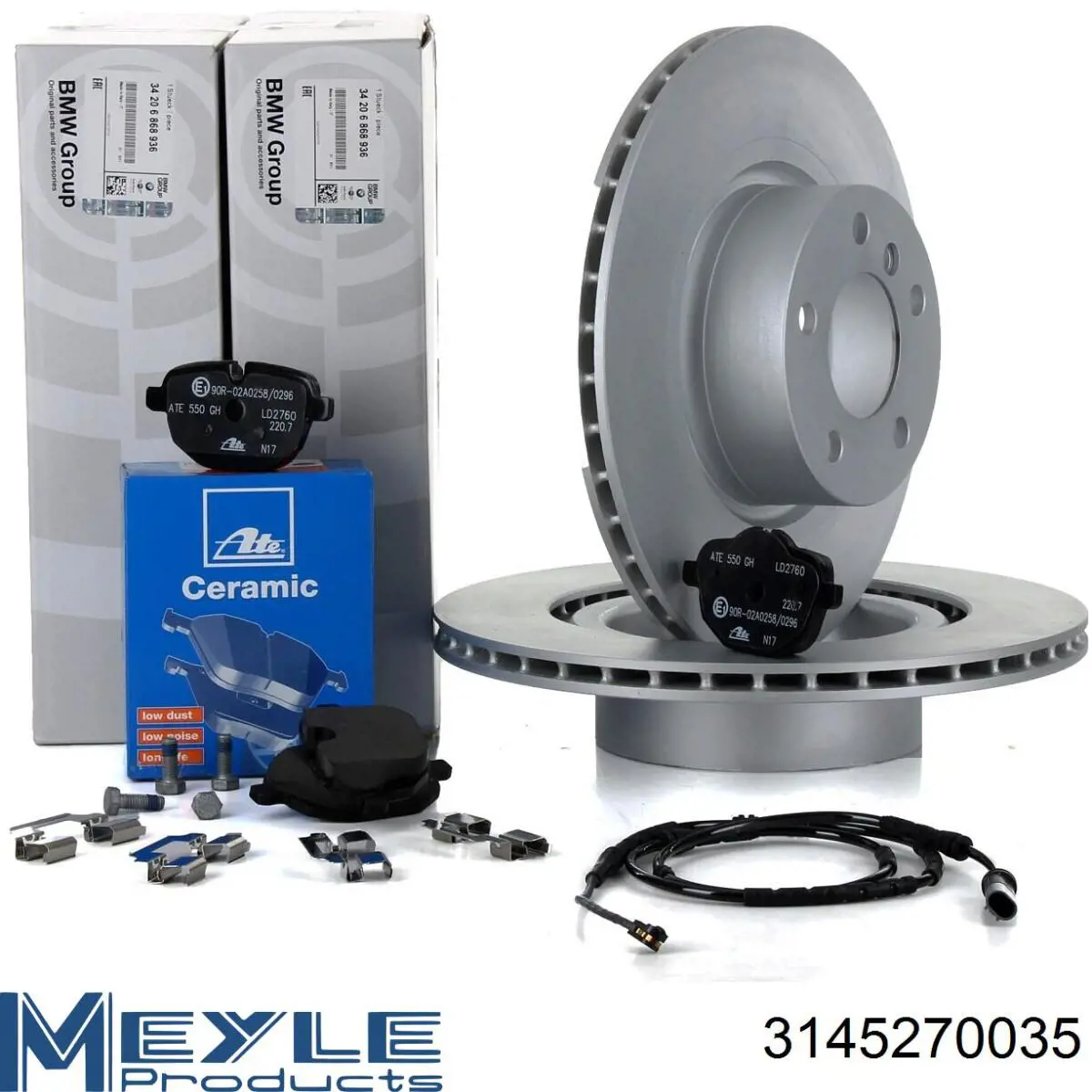 3145270035 Meyle  Датчик износа тормозных колодок задний