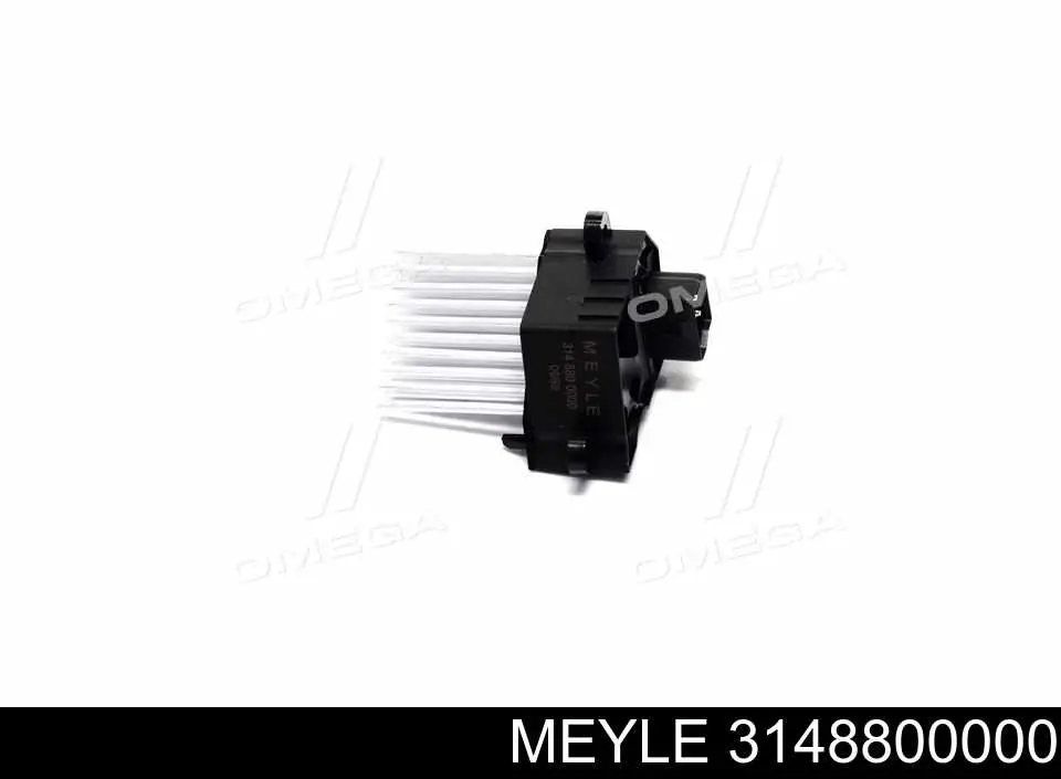 Резистор (сопротивление) вентилятора печки (отопителя салона) Meyle 3148800000