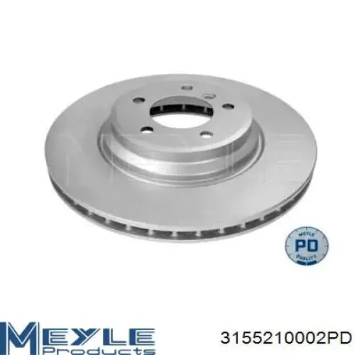 3155210002PD Meyle диск тормозной передний