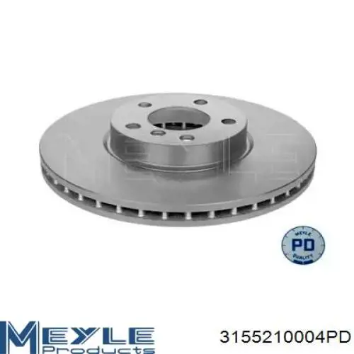3155210004PD Meyle диск тормозной передний