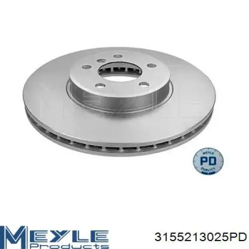 3155213025PD Meyle диск тормозной передний