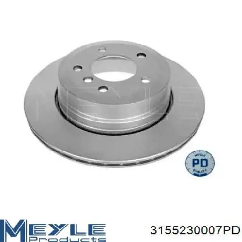 3155230007PD Meyle диск тормозной задний
