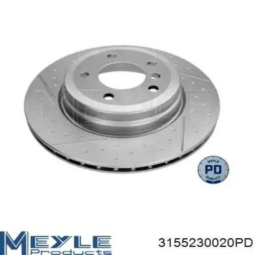 3155230020PD Meyle диск тормозной задний