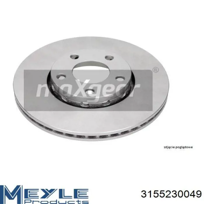 Задний дисковый тормоз Meyle 3155230049
