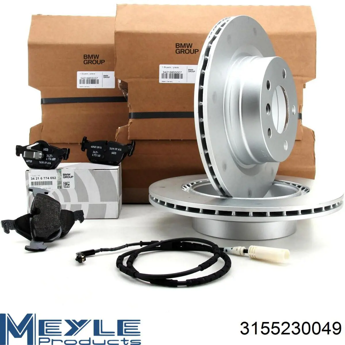 Задний тормозной диск Meyle 3155230049 цена, от 40.63 USD