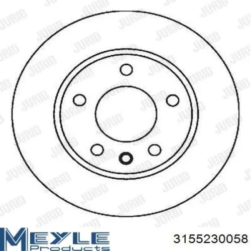 Купить 3155230058 Meyle Диск тормозной задний