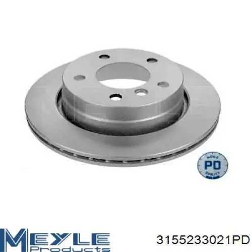 3155233021PD Meyle диск тормозной задний