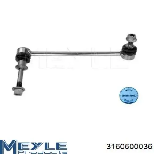 3160600036 Meyle Тяжка стабилизатора, переднего, левая