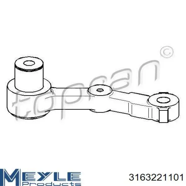 Рычаг маятниковый Meyle 3163221101 цена, от 14.90 USD
