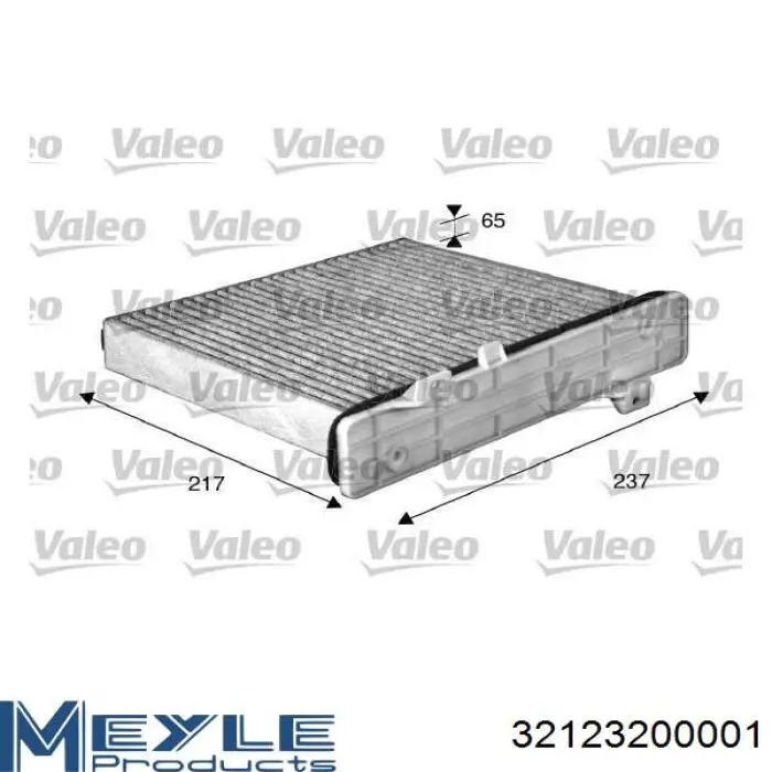Купить MFCP0061 MK Filter Фильтр салона угольный