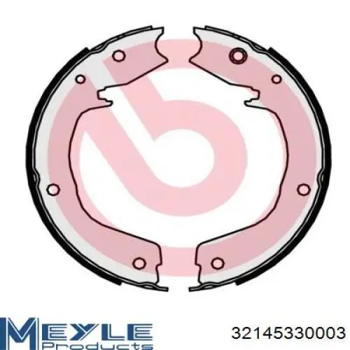 PRS0666 Protechnic Тормозные колодки ручника