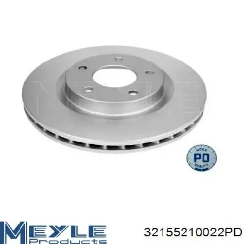 32155210022PD Meyle диск тормозной передний