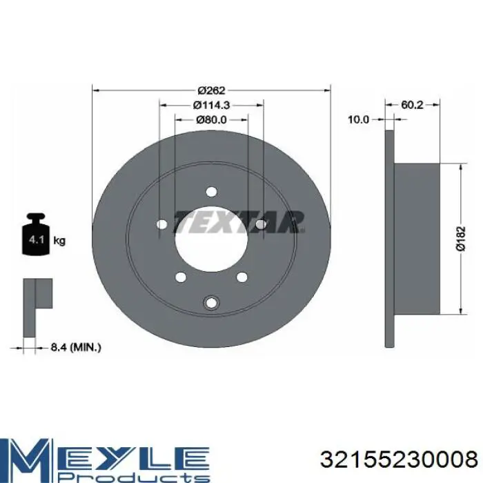 R52028 Tangun Дисковый тормоз