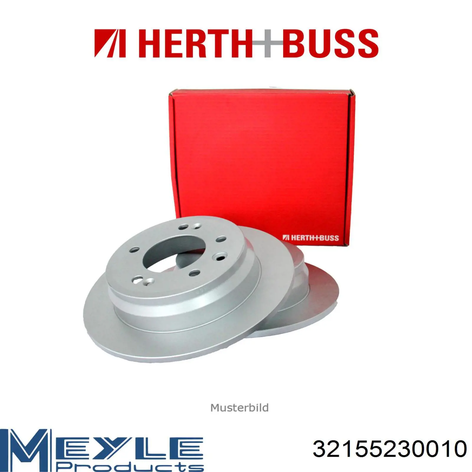 Купить 32155230010 Meyle Диск тормозной задний