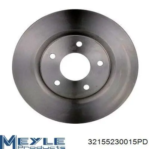 Диск гальмівний передній 32155230015PD Meyle