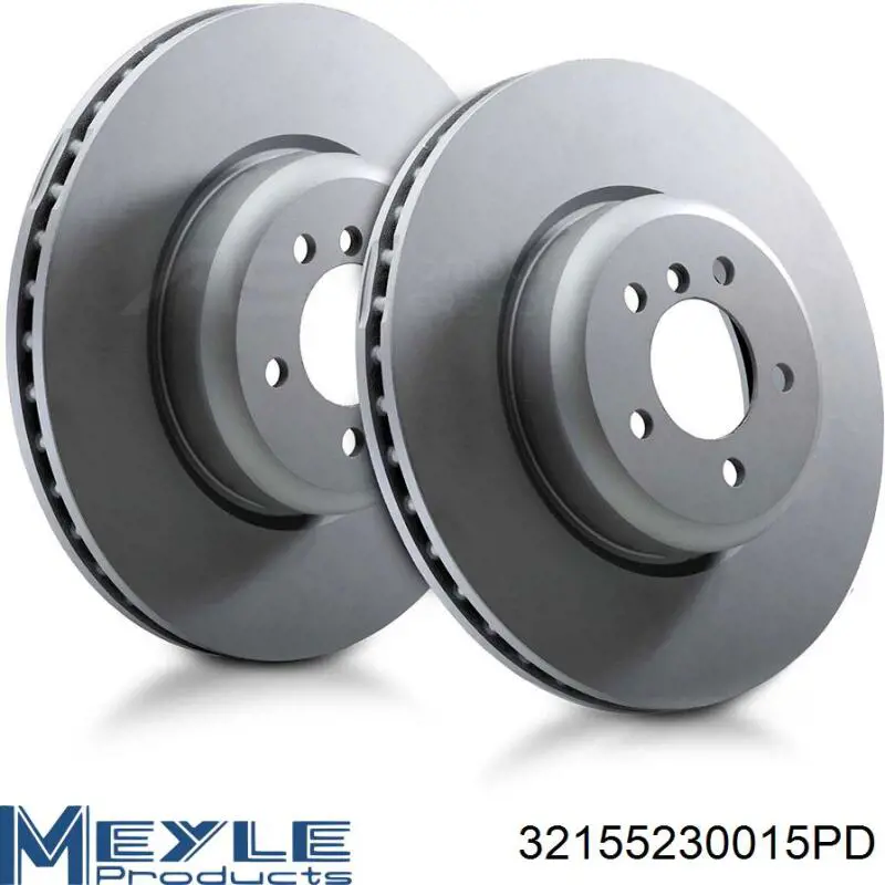 Диск гальмівний передній 32155230015PD Meyle