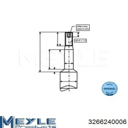 PNE3119 Bilstein Стойка передняя