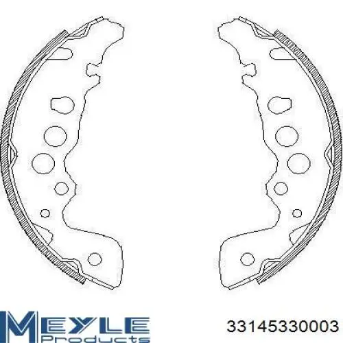Купить BC07470 Starline Задние барабанные тормозные колодки