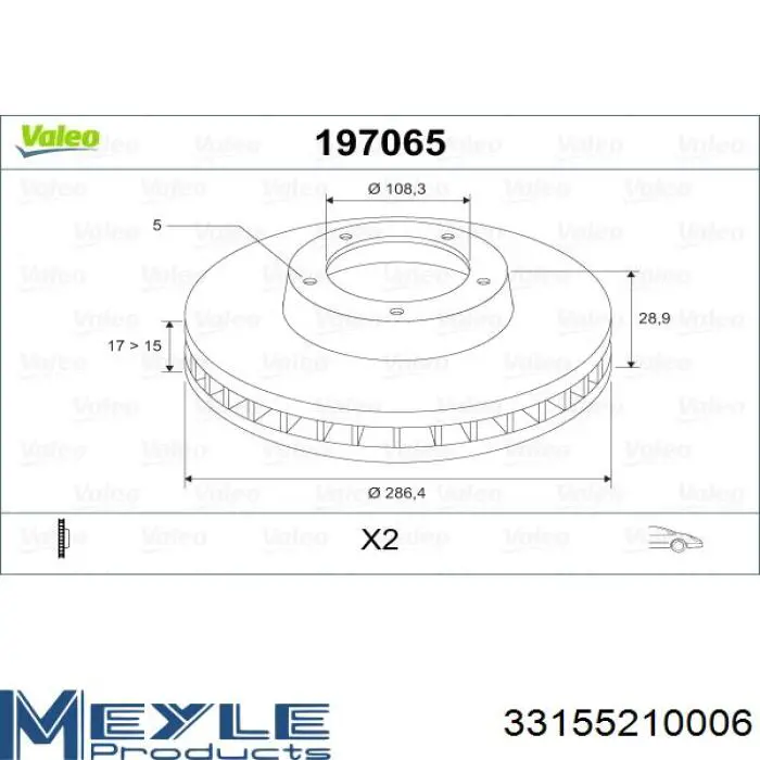 Купить 190960 Maxgear Ротор тормозной