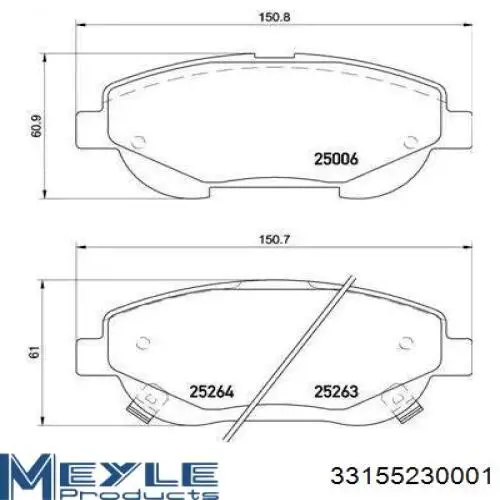 Барабан тормозной задний Meyle 33155230001 цена, от 26.10 USD