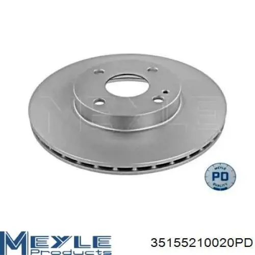 35155210020PD Meyle диск тормозной передний