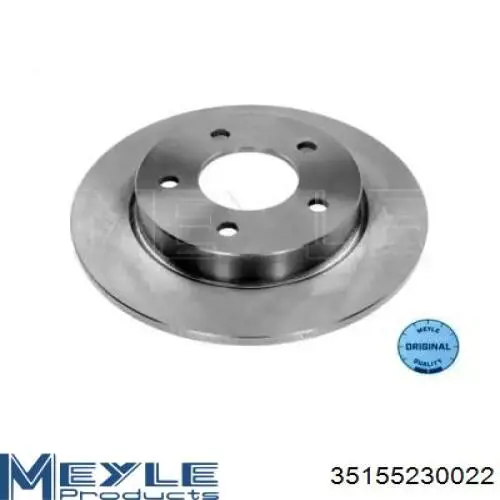 230738 Metelli диск тормозной задний
