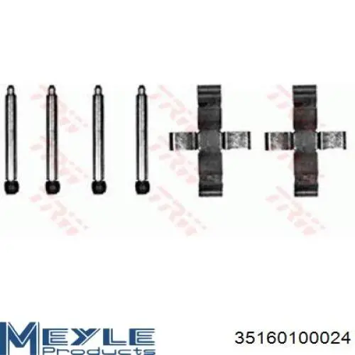 Шаровая опора, нижняя Meyle 35160100024 цена, от 15.58 USD
