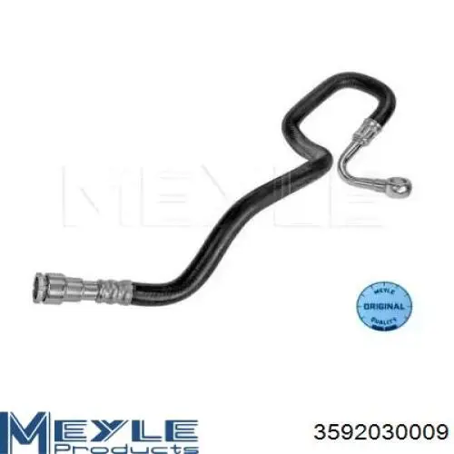 3592030009 Meyle Шланг ГУР низкого давления, от рейки (механизма) к радиатору