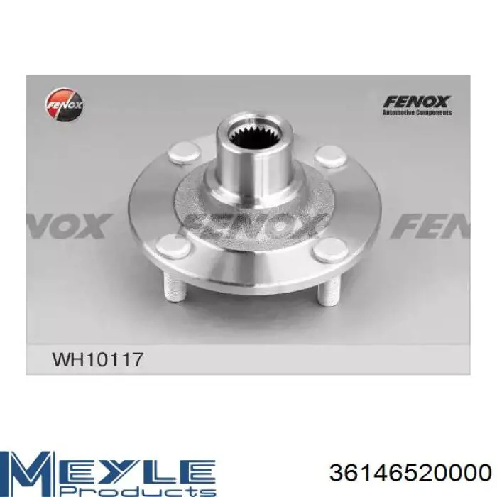 Ступица (передняя) Metzger N1068