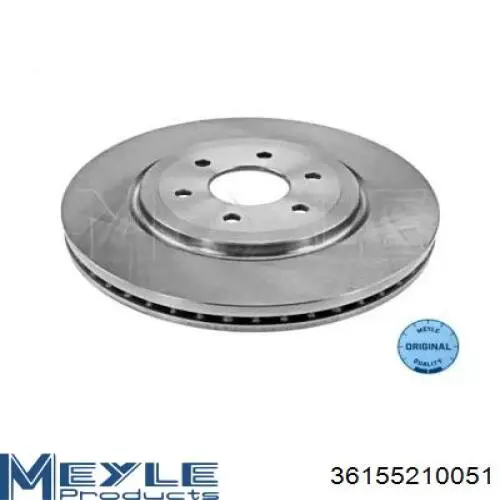 36155210051 Meyle диск тормозной передний
