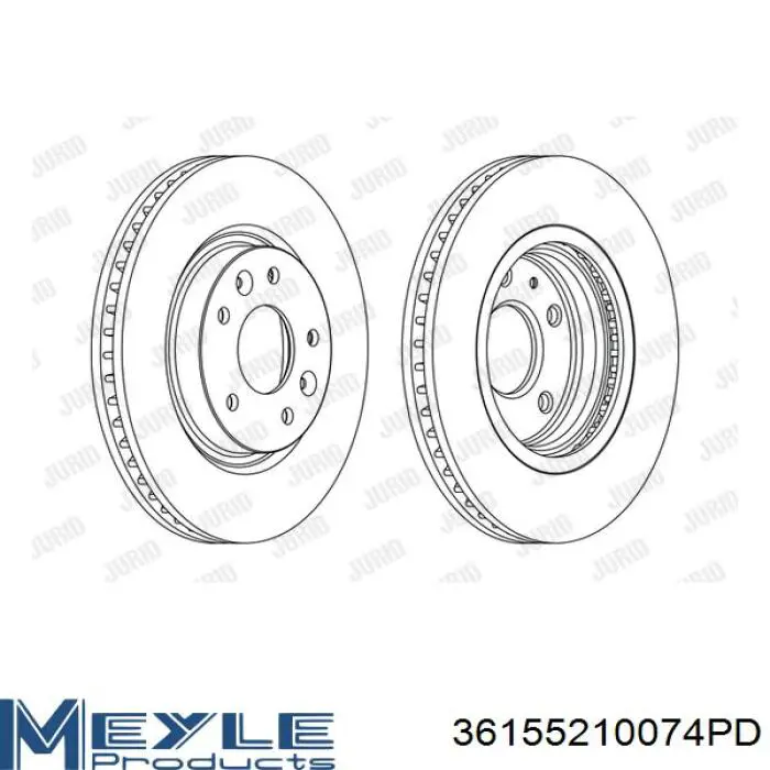 Тормоз дисковый передний AYD 1050353 цена, от 49.51 USD