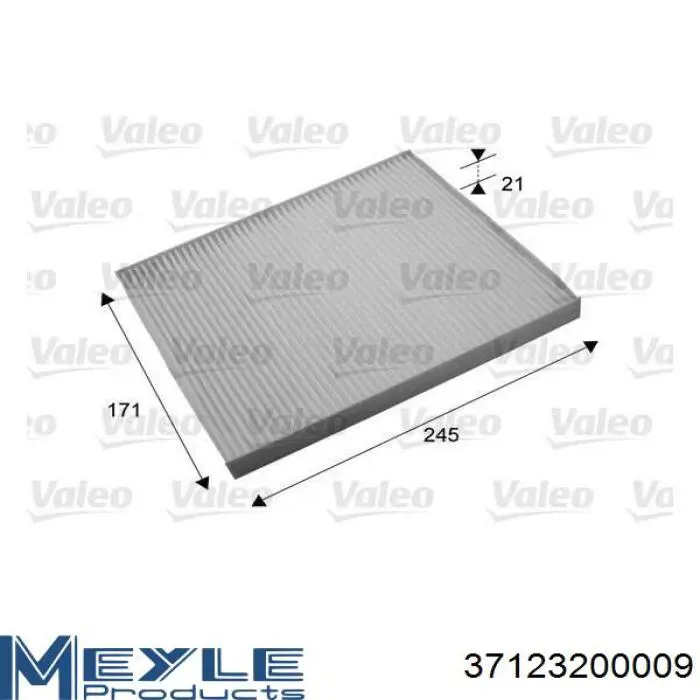 Фильтр воздушный отопителя Meyle 37123200009 цена, от 5.18 USD