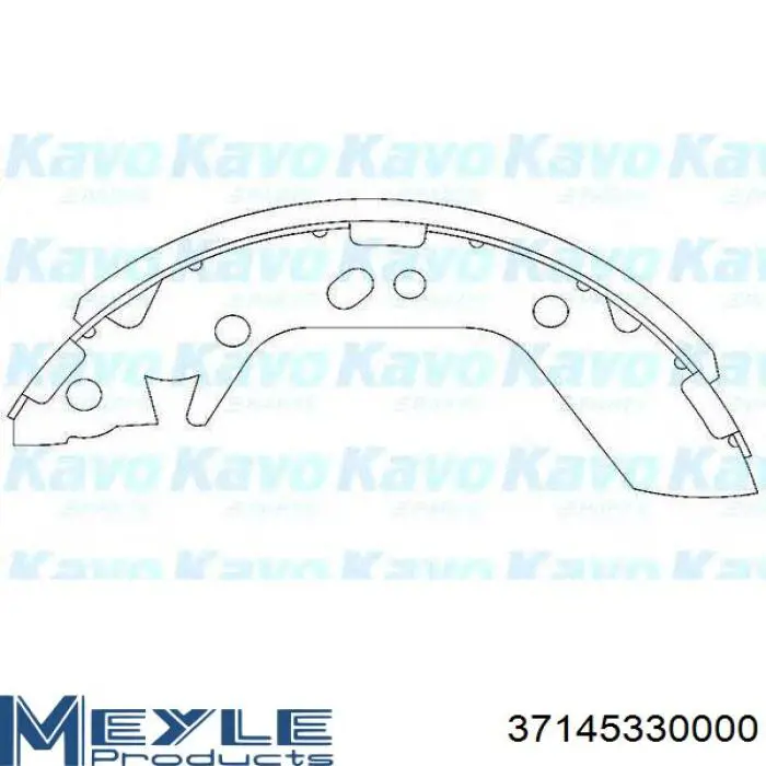 Барабанные колодки Mando MLH12