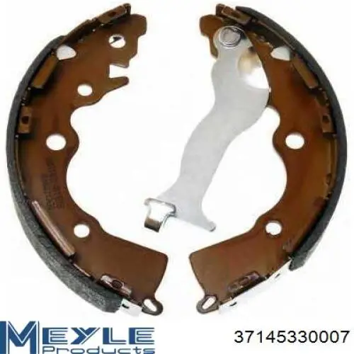 Купить Z07SHORR02033 KAP Задние барабанные тормозные колодки