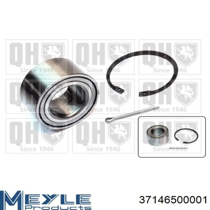 Комплект подшипника ступицы колеса Meyle 37146500001 цена, от 13.66 USD
