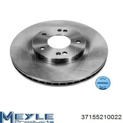 37-15 521 0022 Meyle диск тормозной передний