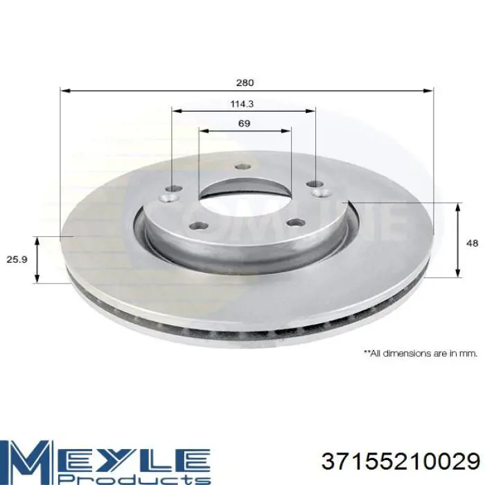 Купить S517121H000 Hyundai/Kia Ротор тормозной