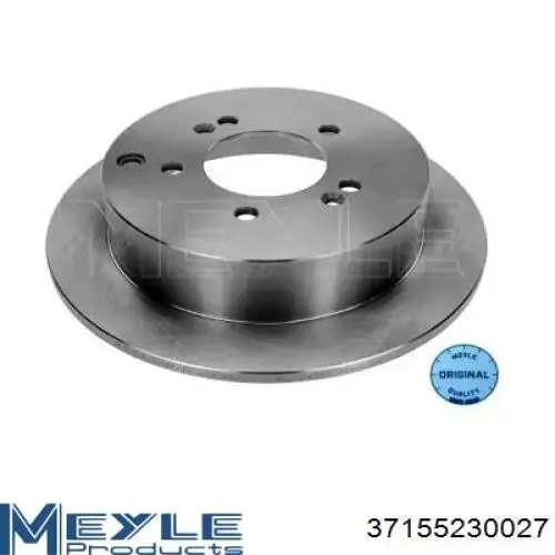 23-0592C Metelli диск тормозной задний