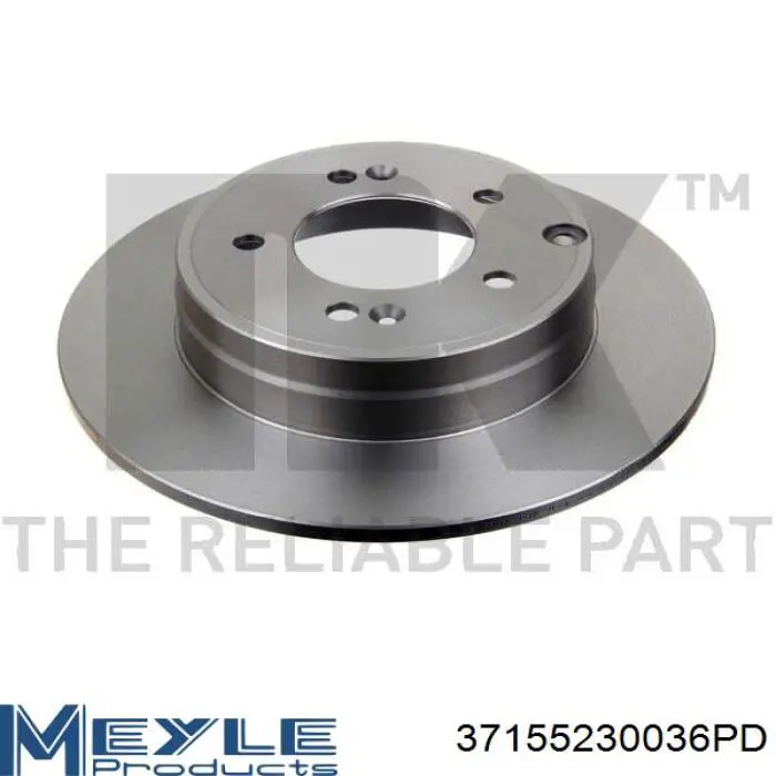 Задний тормозной диск Meyle 37155230036PD цена, от 31.19 USD