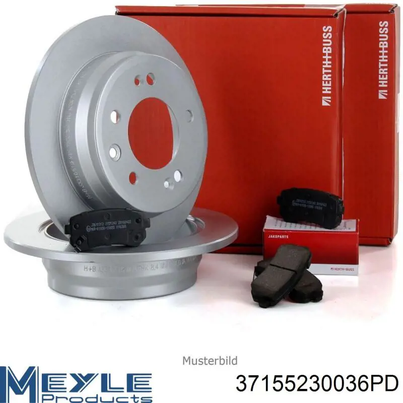 Задний тормозной диск Meyle 37155230036PD цена, от 31.19 USD