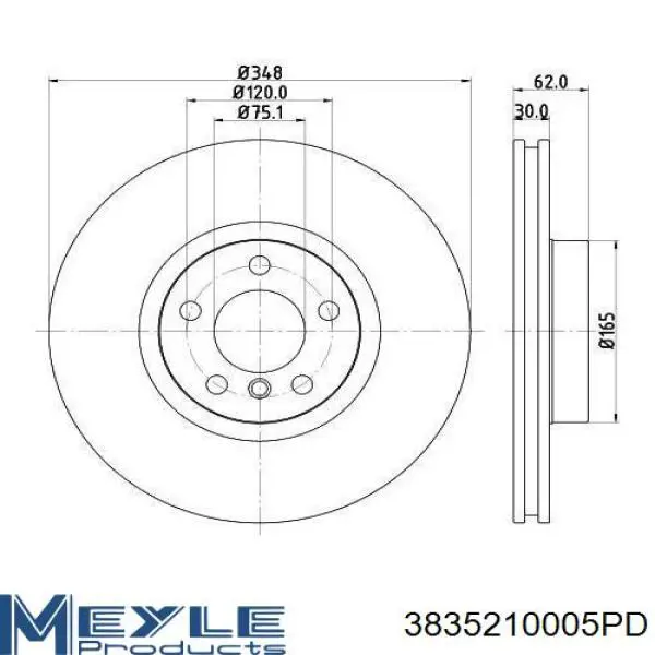 Купить RT21137HPGLT5 Rotinger Ротор тормозной