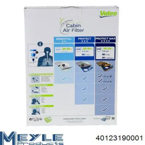 Фильтр салона WP404 WP
